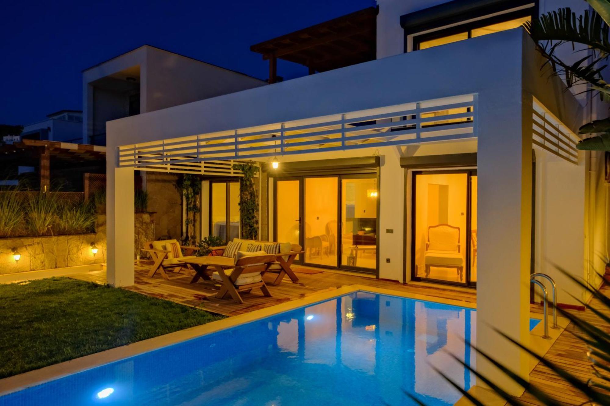 Villa Aleph-Kiralik Muestakil Havuzlu Luex Villa Bodrum 외부 사진